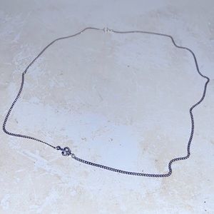 Designer Necklace 925 Silver 1/1 Custom made w Crown 👑 attached NWT UNI​​​​​